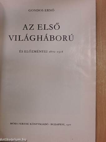 Az első világháború