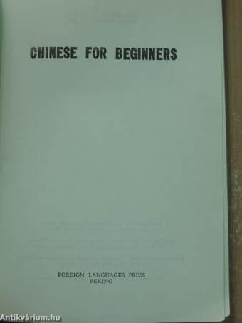 Chinese for Beginners