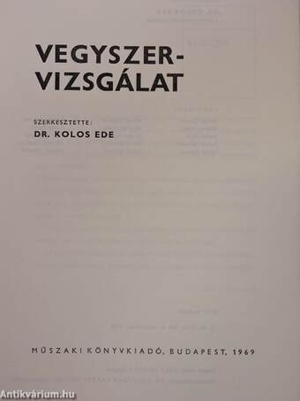 Vegyszervizsgálat