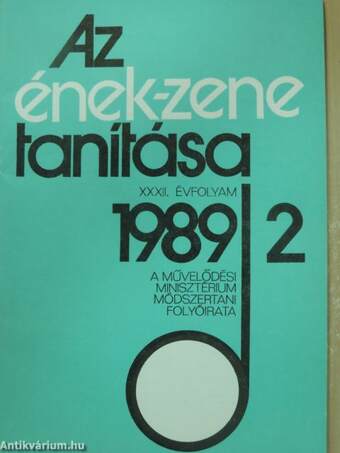 Az ének-zene tanítása 1989/2.