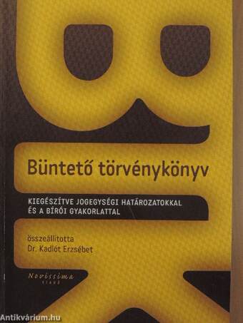 Büntető törvénykönyv