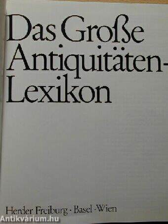 Das Große Antiquitäten-Lexikon