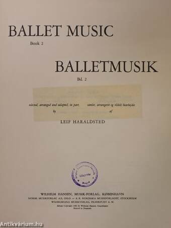 Balletmusik 2./Ballett Music 2.