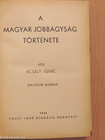 A magyar jobbágyság története