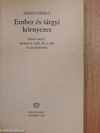 Ember és tárgyi környezet