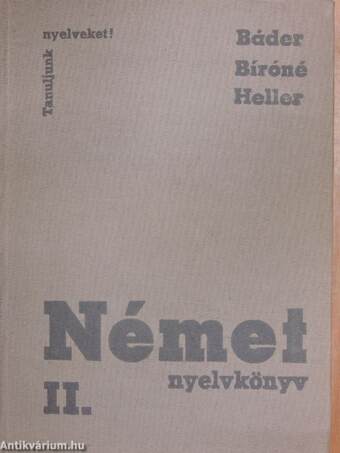 Német nyelvkönyv II.