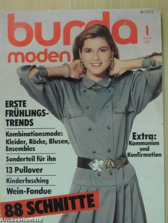 Burda Moden Januar-Dezember 1987