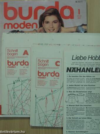 Burda Moden Januar-Dezember 1987