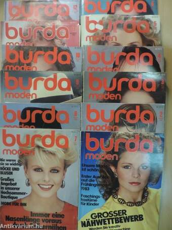 Burda Moden Januar-Dezember 1983