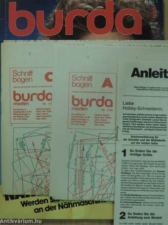 Burda Moden Januar-Dezember 1983