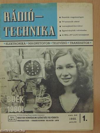 Rádiótechnika 1980. (nem teljes évfolyam)