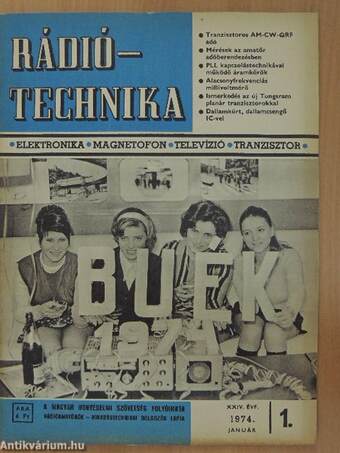 Rádiótechnika 1974. január-december