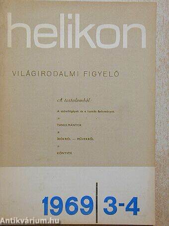 Helikon 1969/3-4.