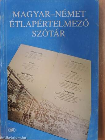 Magyar-német étlapértelmező szótár