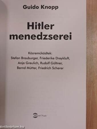 Hitler menedzserei