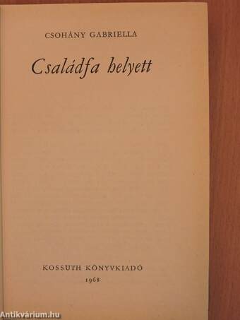 Családfa helyett