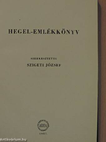 Hegel-emlékkönyv