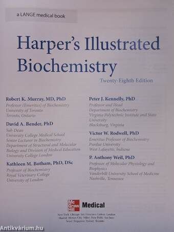 Harper's Illustrated Biochemistry