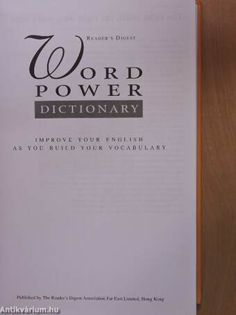 Reader's Digest Word Power Dictionary