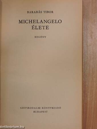 Michelangelo élete