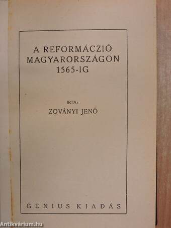 A reformáczió Magyarországon 1565-ig