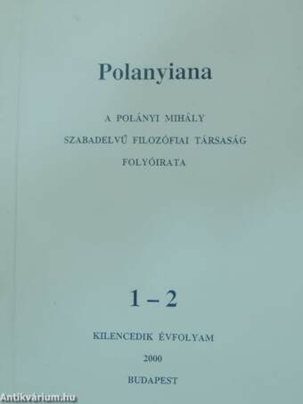 Polanyiana 2000/1-2.