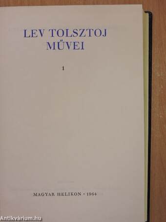 Lev Tolsztoj művei 1-10.