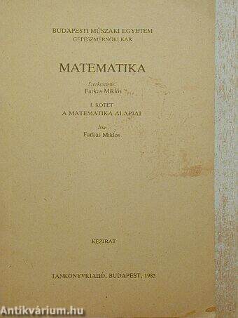 Matematika I.