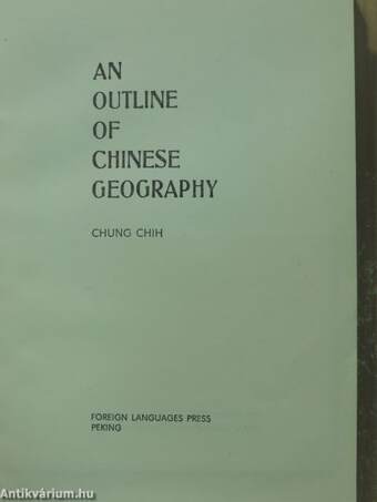 An Outline of Chinese Geography