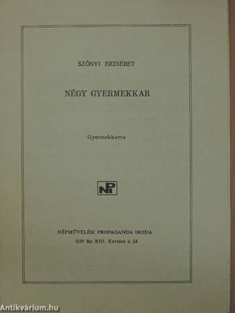 Négy gyermekkar