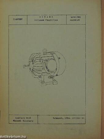 Dinamo villamos forgógépek