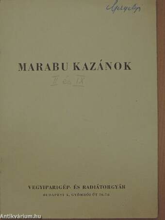 Marabu kazánok