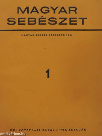 Magyar Sebészet 1968/1-6.