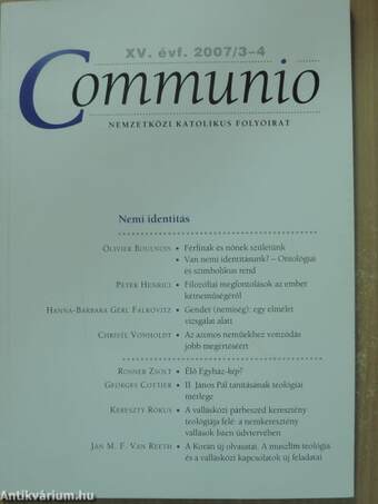 Communio 2007/3-4.