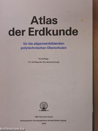 Atlas der Erdkunde