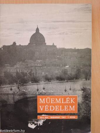 Műemlékvédelem 1981/1.