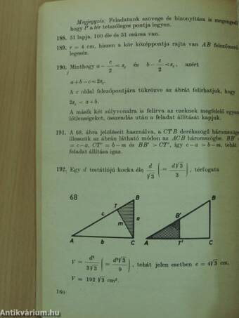 Matematikai feladatok I. (töredék)