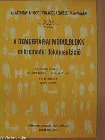 A demográfiai modulblokk mikromodul dokumentáció