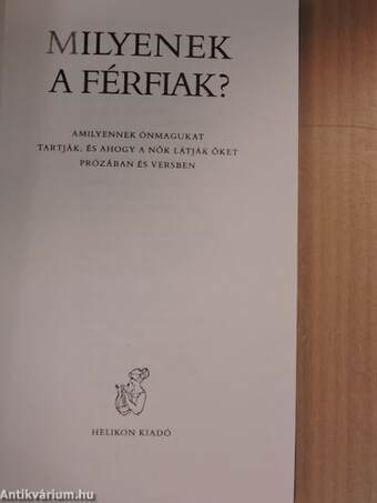 Milyenek a férfiak?