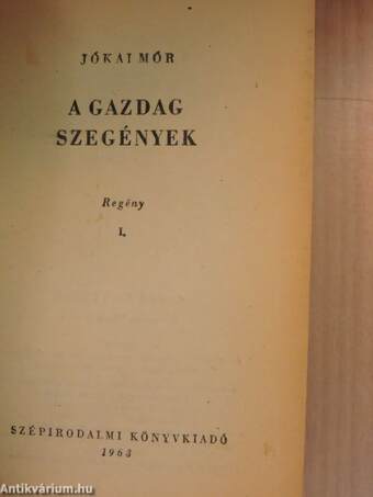 A gazdag szegények I-II.