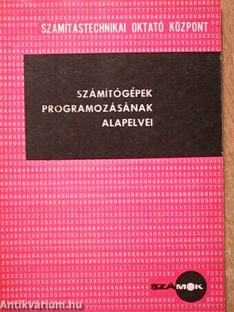 Számítógépek programozásának alapelvei