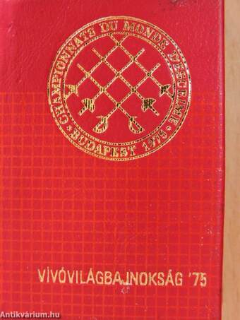 Vívóvilágbajnokság '75 (minikönyv) (számozott)