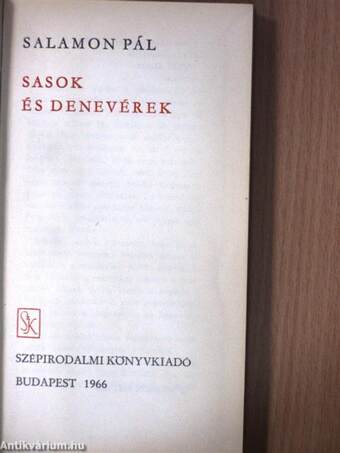 Sasok és denevérek