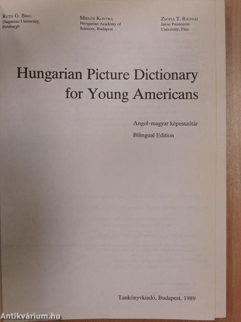 Hungarian Picture Dictionary for Young Americans