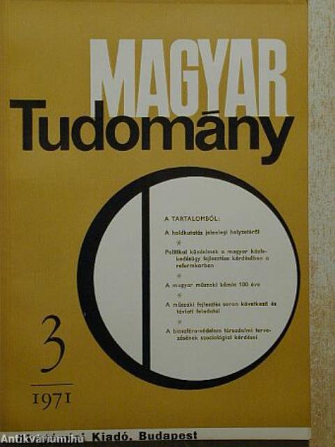 Magyar Tudomány 1971. március