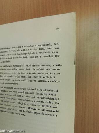 Előterjesztés a Tudománypolitikai Bizottság részére a mezőgazdasági alaptevékenység után képezhető műszaki fejlesztési alap bevezetésének lehetőségéről