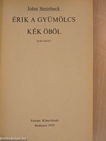 Érik a gyümölcs/Kék öböl 1-2.