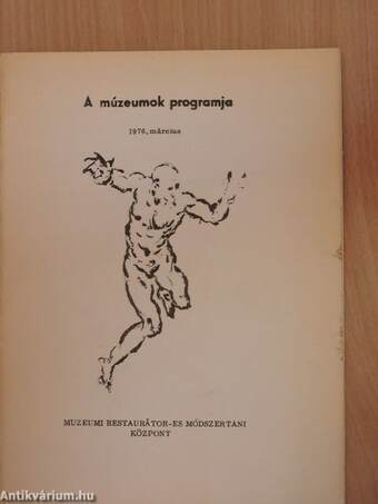 A múzeumok programja 1976. március