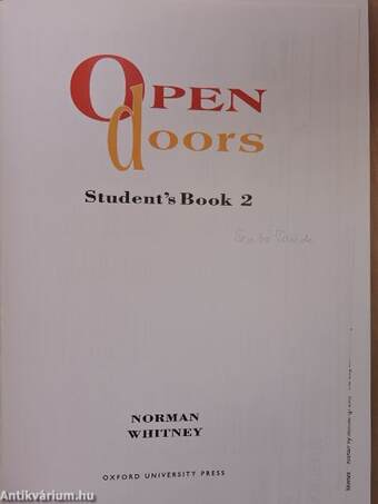 Open Doors 2. - Student's Book/Workbook