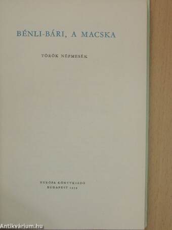 Bénli-Bári, a macska